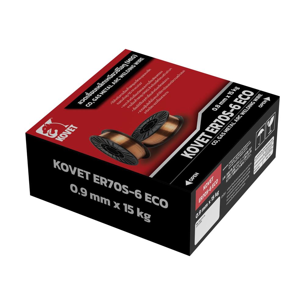 ลวดเชื่อม CO2 KOVET ER70S-6 ECO 0.9 มม.