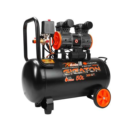 ปั๊มลมไร้น้ำมัน PUMPKIN PTT-G1400W50 50 ลิตร_1