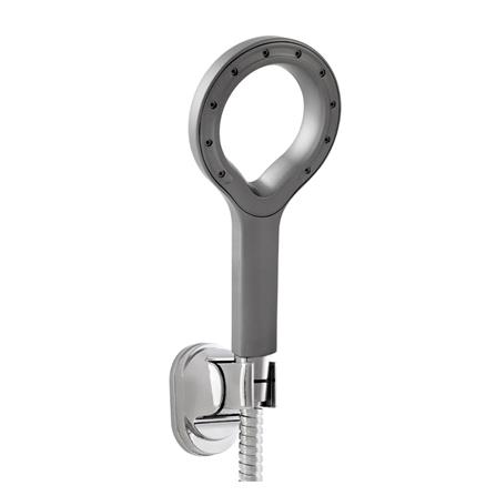 ชุดฝักบัวสายอ่อน 1 ระดับ WS WHS-4101 สีเทา_0