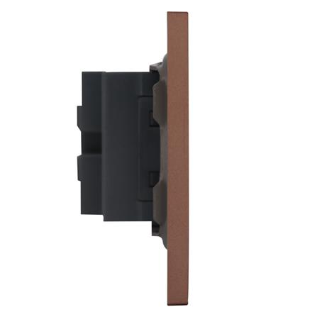 ชุดเต้ารับเดี่ยว 3 ขา HACO MELLOW HACO-LO-MEL-E10 MCM สี MOCHA MOUSSES_3