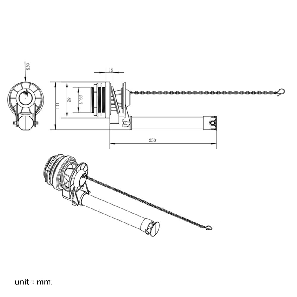 วาล์วครบชุด COTTO F930004