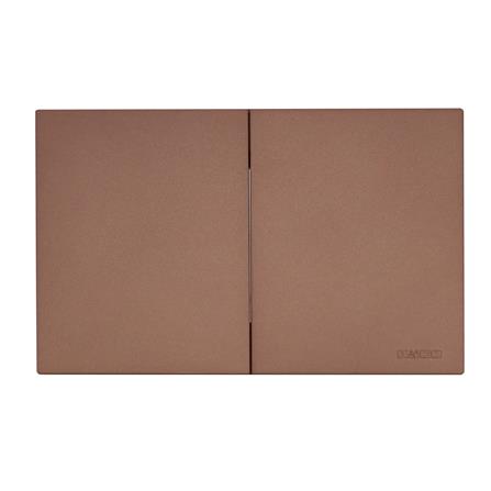 ชุดสวิตช์ทางเดียว 2 ช่อง HACO MELLOW HACO-LO-MEL-S21 MCM สี MOCHA MOUSSES_0