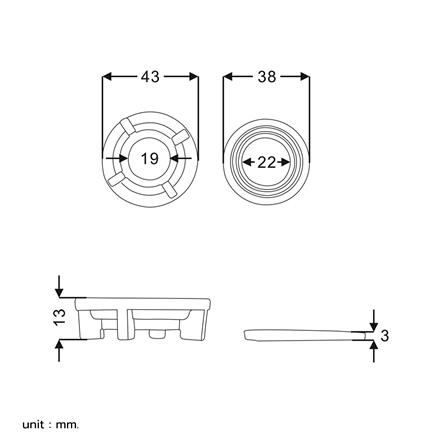 นอตยึดก๊อกน้ำ RASLAND G7111-G1234_6