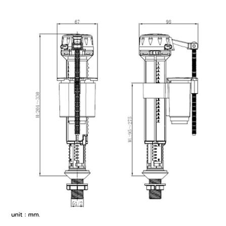 วาล์วน้ำเข้า COTTO F931016_1