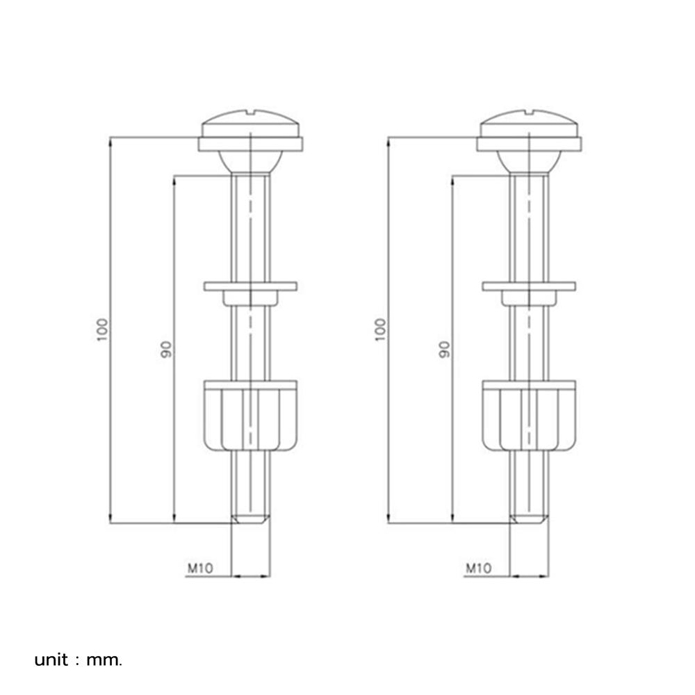 นอตยึดหม้อน้ำ COTTO F945000