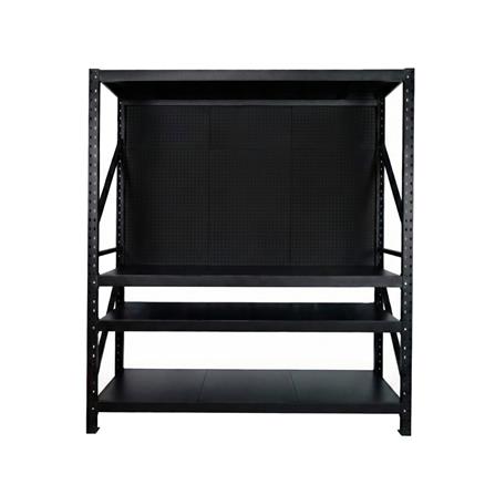 ชั้นเหล็ก 4 ชั้น CUSTOMAI STANDARD PEG SIZE XL 1.8 เมตร สีดำ_2