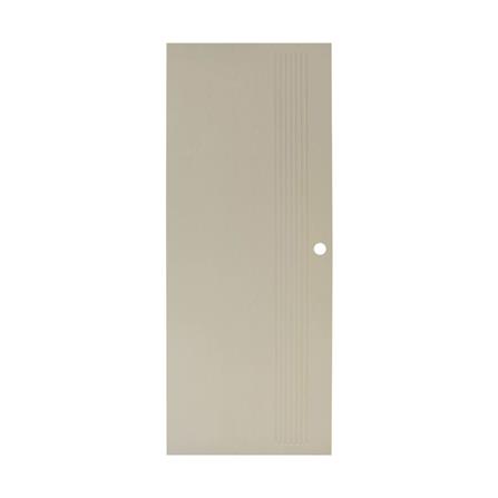 ประตูภายนอก UPVC เจาะลูกบิด MODERNWOOD MWR009 90x200 ซม. สีแชมเปญ_0