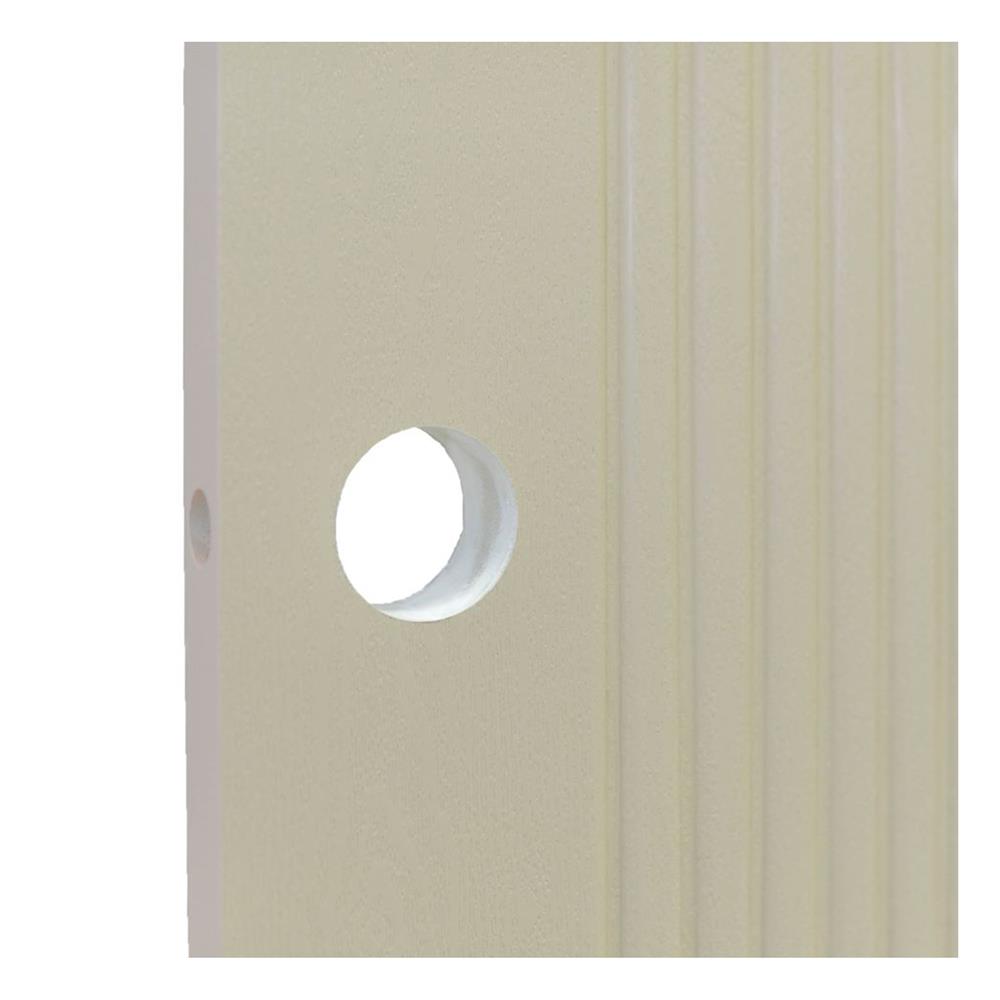 ประตูภายนอก UPVC เจาะลูกบิด MODERNWOOD MWR009 70x200 ซม. สีแชมเปญ