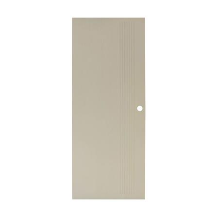 ประตูภายนอก UPVC เจาะลูกบิด MODERNWOOD MWR009 70x200 ซม. สีแชมเปญ_0