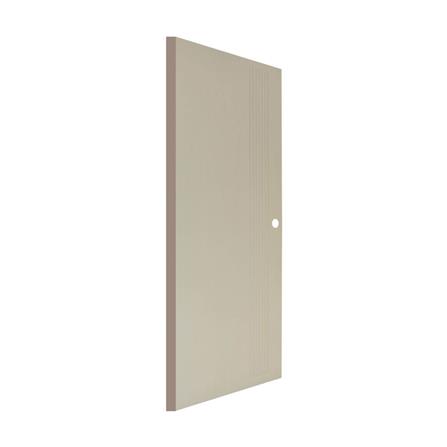 ประตูภายนอก UPVC เจาะลูกบิด MODERNWOOD MWR009 70x200 ซม. สีแชมเปญ_1