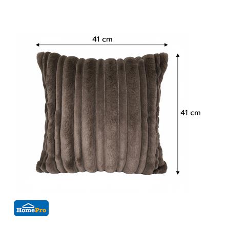 ปลอกหมอนอิง HOME LIVING STYLE GLORY 16x16 นิ้ว สีน้ำตาลเข้ม_2