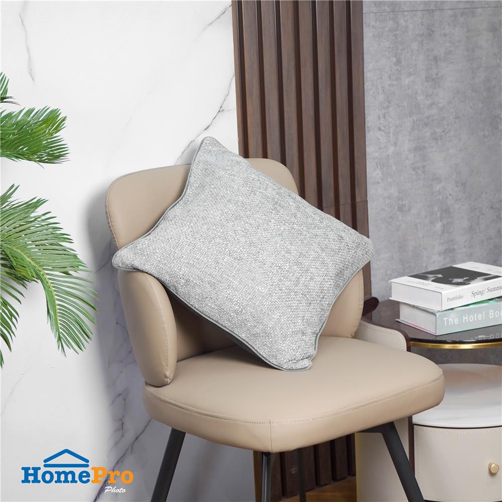 ปลอกหมอนอิง HOME LIVING STYLE GUY 18x18 นิ้ว สีเทา