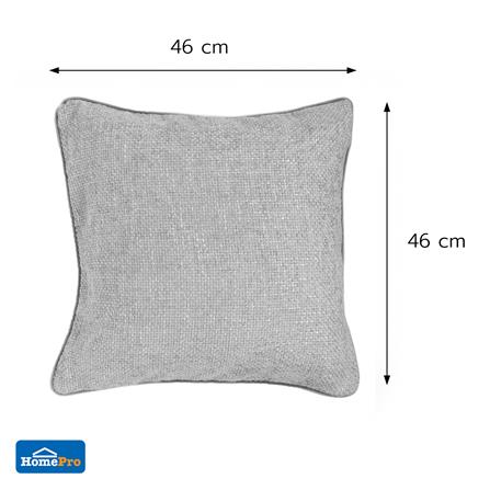 ปลอกหมอนอิง HOME LIVING STYLE GUY 18x18 นิ้ว สีเทา_7