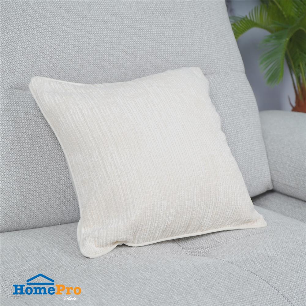 ปลอกหมอนอิง HOME LIVING STYLE GAIL 18x18 นิ้ว สีครีม
