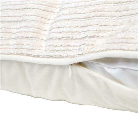 ปลอกหมอนอิง HOME LIVING STYLE GAIL 18x18 นิ้ว สีครีม_1
