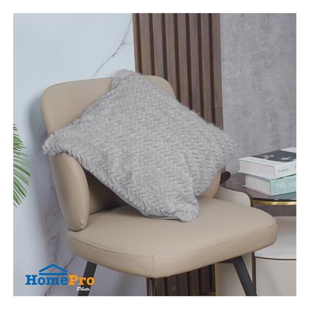 ปลอกหมอนอิง HOME LIVING STYLE GRIFF 18x18 นิ้ว สีเทา_4