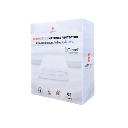 ผ้าปูที่นอน 6 ฟุต ERGOTREND สีขาว_3