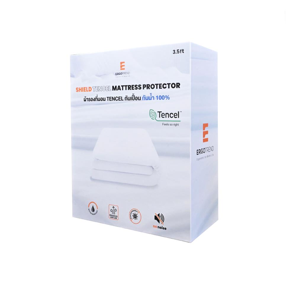 ผ้าปูที่นอน 3.5 ฟุต ERGOTREND สีขาว