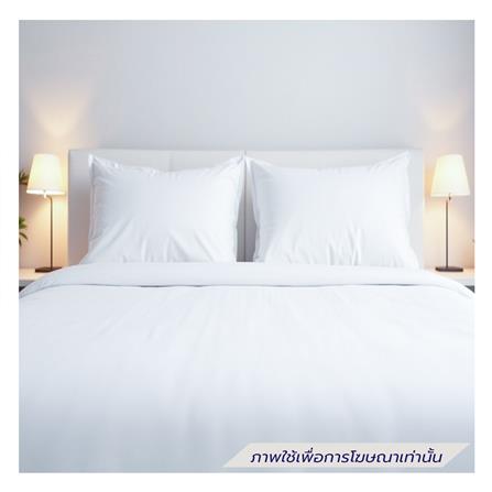 ผ้าปูที่นอน 3.5 ฟุต ERGOTREND สีขาว_0