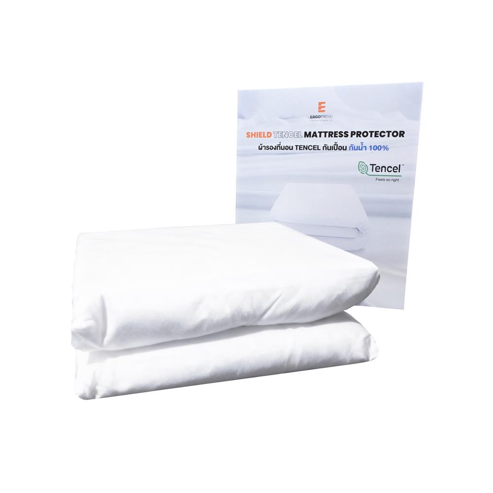 ผ้าปูที่นอน 5 ฟุต ERGOTREND สีขาว