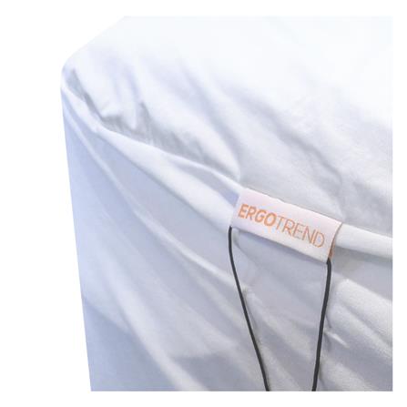ผ้าปูที่นอน 5 ฟุต ERGOTREND สีขาว_2