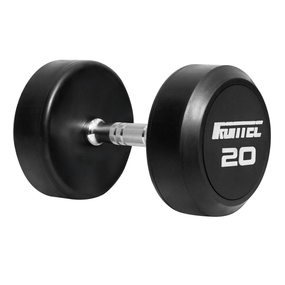 ดัมเบลกลมหุ้มยาง IRONTEC 20 กก. (แพ็ก 2 ชิ้น)