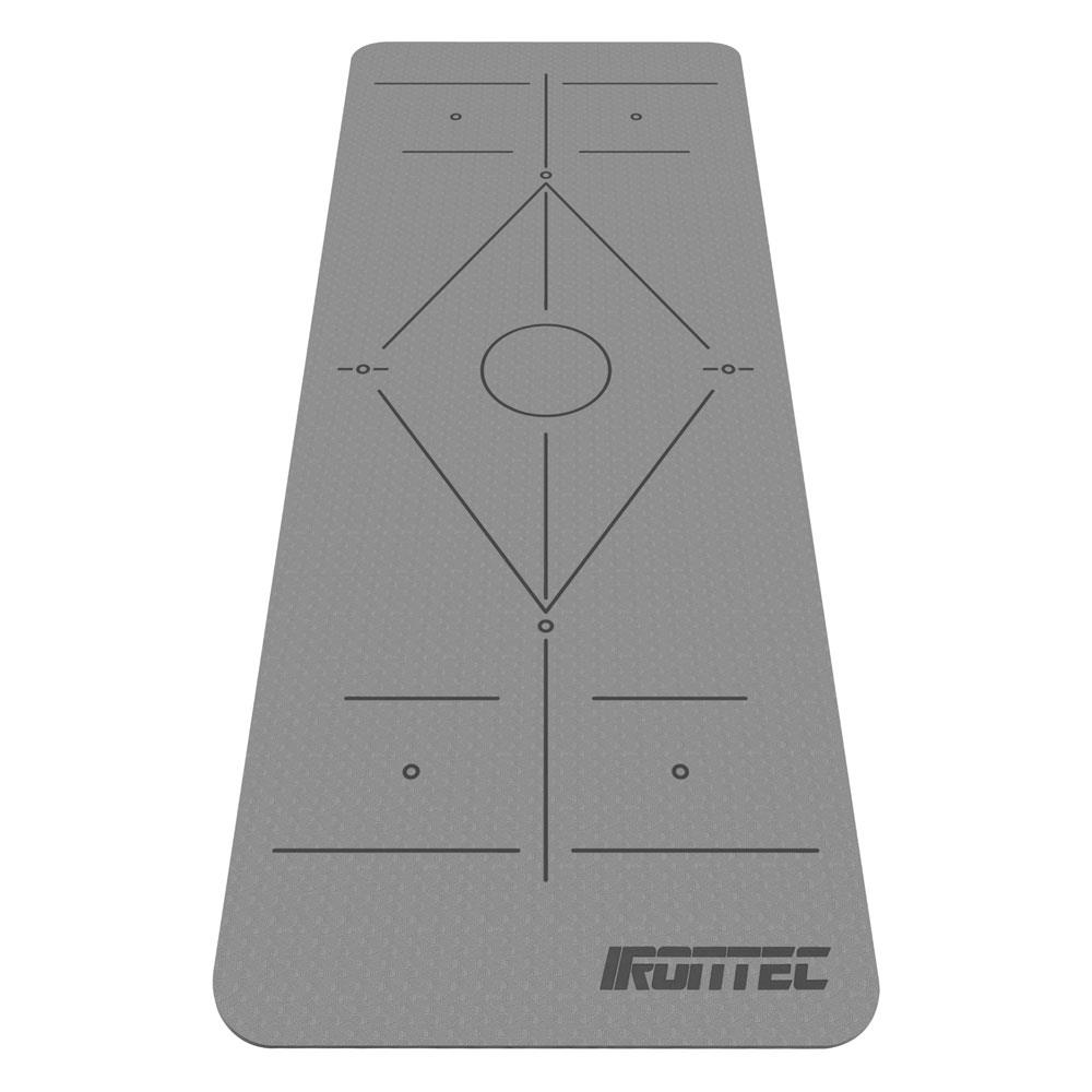 เสื่อโยคะ IRONTEC TPE 183x61 ซม. สีเทา