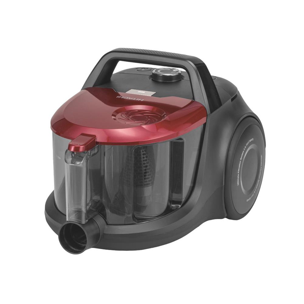 เครื่องดูดฝุ่นแบบกล่อง HITACHI CV-SM20C สีดำ/แดง