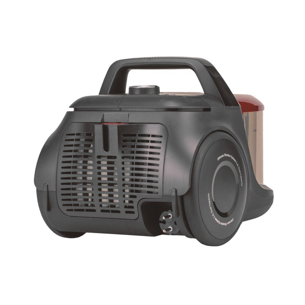 เครื่องดูดฝุ่นแบบกล่อง HITACHI CV-SM20C สีดำ/แดง