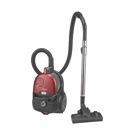 เครื่องดูดฝุ่นแบบกล่อง HITACHI CV-SM20C สีดำ/แดง_1
