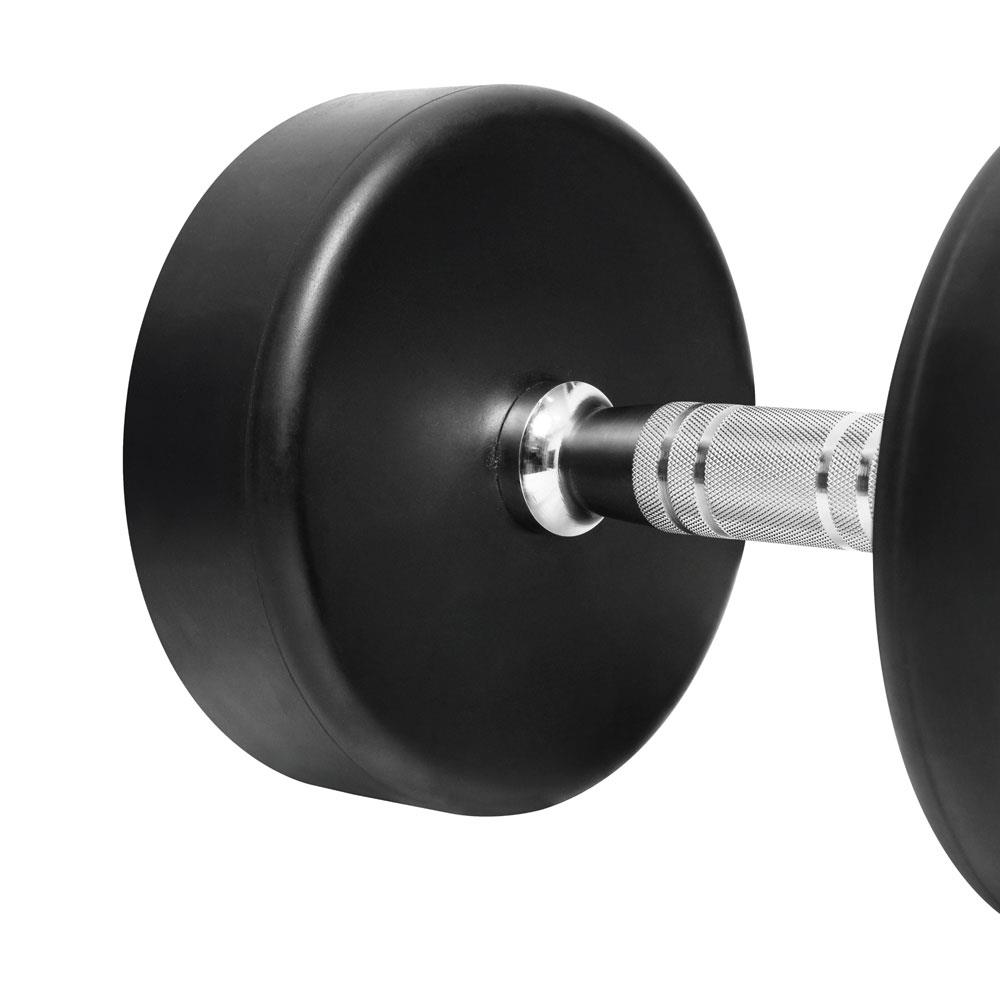 ดัมเบลกลมหุ้มยาง IRONTEC 17.5 กก. (แพ็ก 2 ชิ้น)