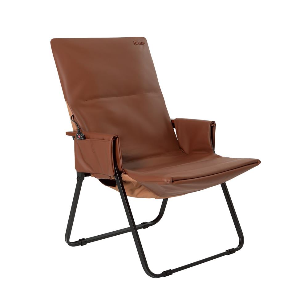 เก้าอี้นวดแคมป์ปิ้ง RESTER iCamp สีน้ำตาล