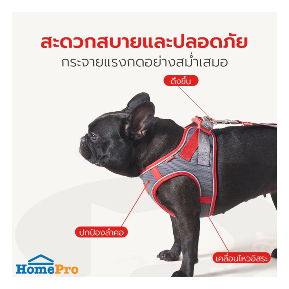 สายจูง PETSTAR PSRY0071 SIZE M สีเทา