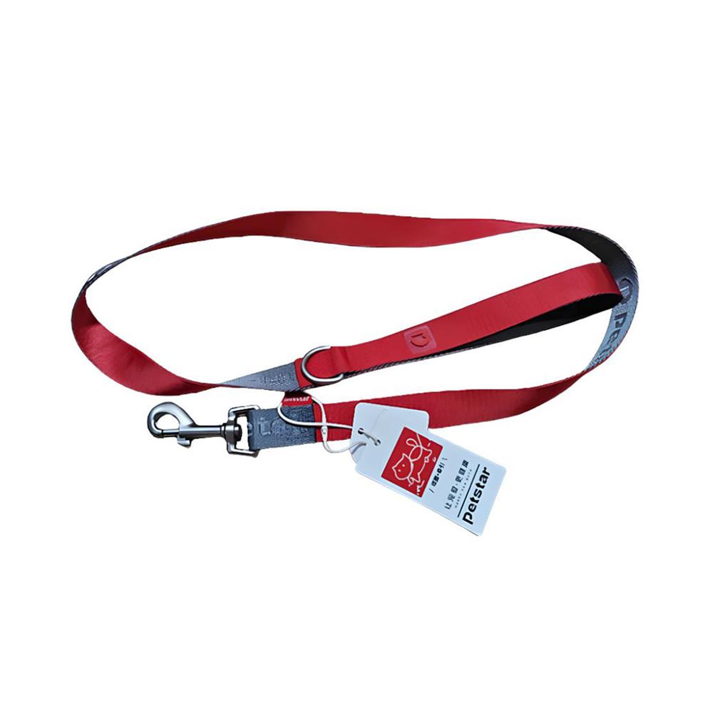 สายจูงสุนัข PETSTAR PSRY0072 สีแดง 1.2 เมตร