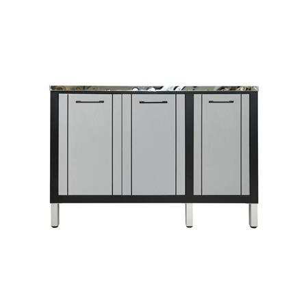 ตู้ตั้งพื้น ท็อปเรียบ CABIN HARVIN 120x85x50 ซม. สีเทา_0