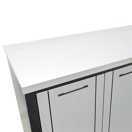 ตู้ตั้งพื้น ท็อปเรียบ CABIN HARVIN 120x85x50 ซม. สีเทา_5
