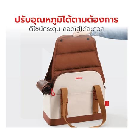 กระเป๋าสัตว์เลี้ยง PETSTAR PSRB0059 สีน้ำตาล_5