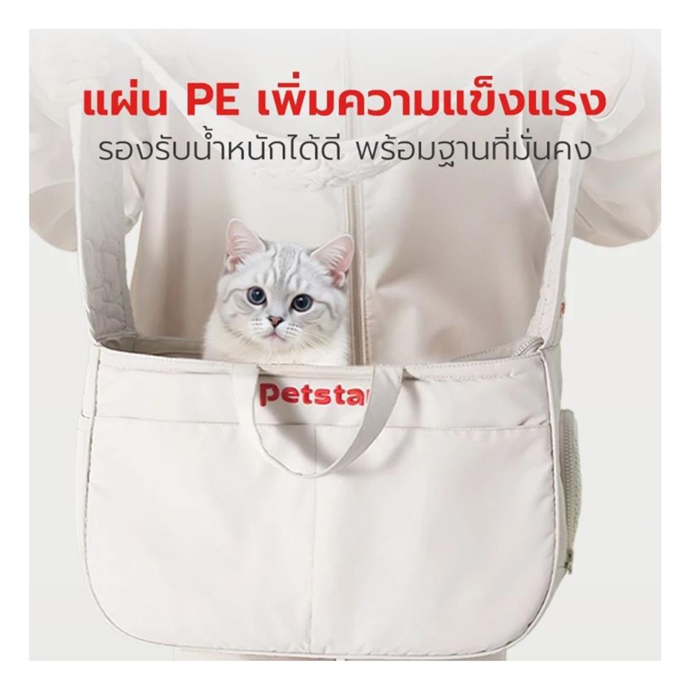 กระเป๋าสัตว์เลี้ยง PETSTAR PSRB0065 สีขาว