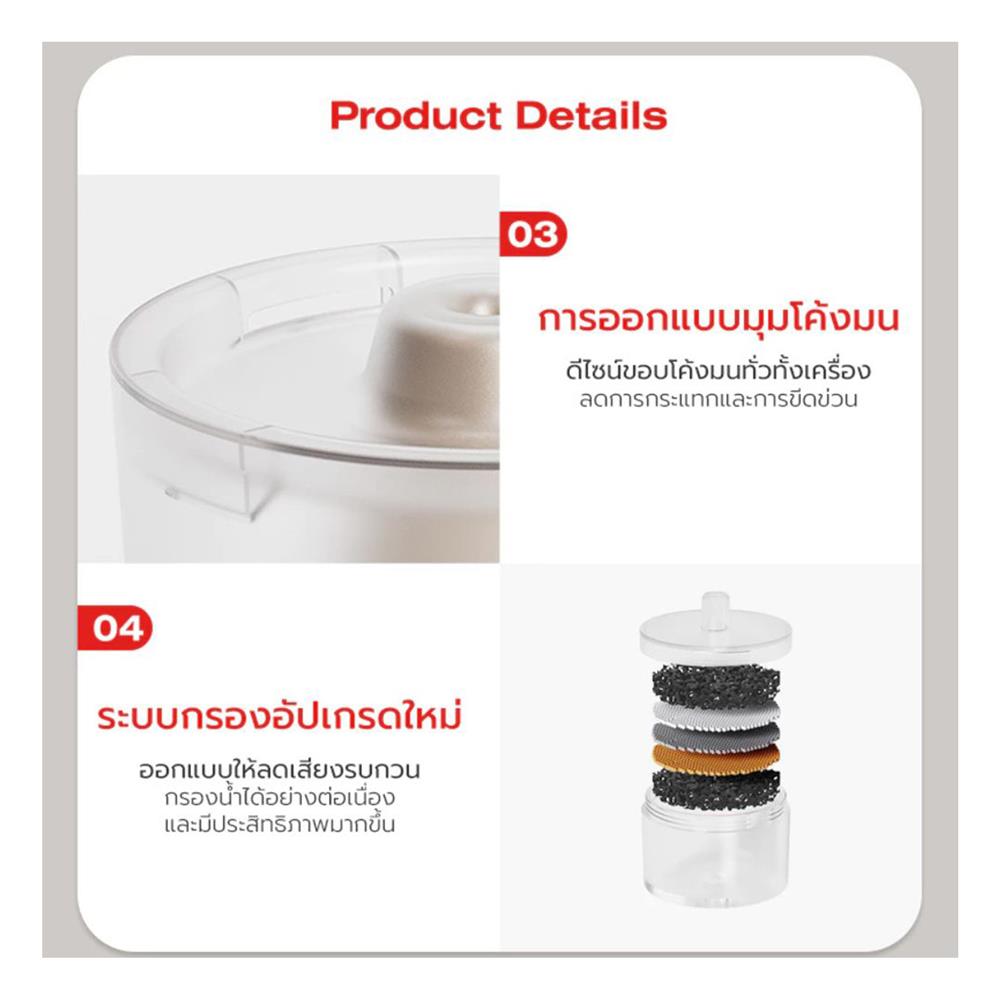 เครื่องให้น้ำสัตว์เลี้ยง PETSTAR SRQ0170