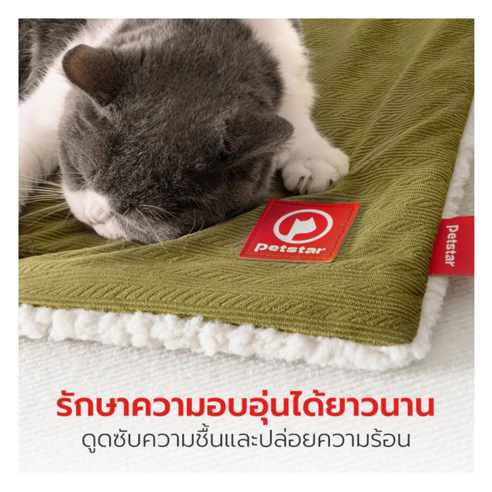 เบาะรองนั่ง PETSTAR PSRW0504 สีเขียว