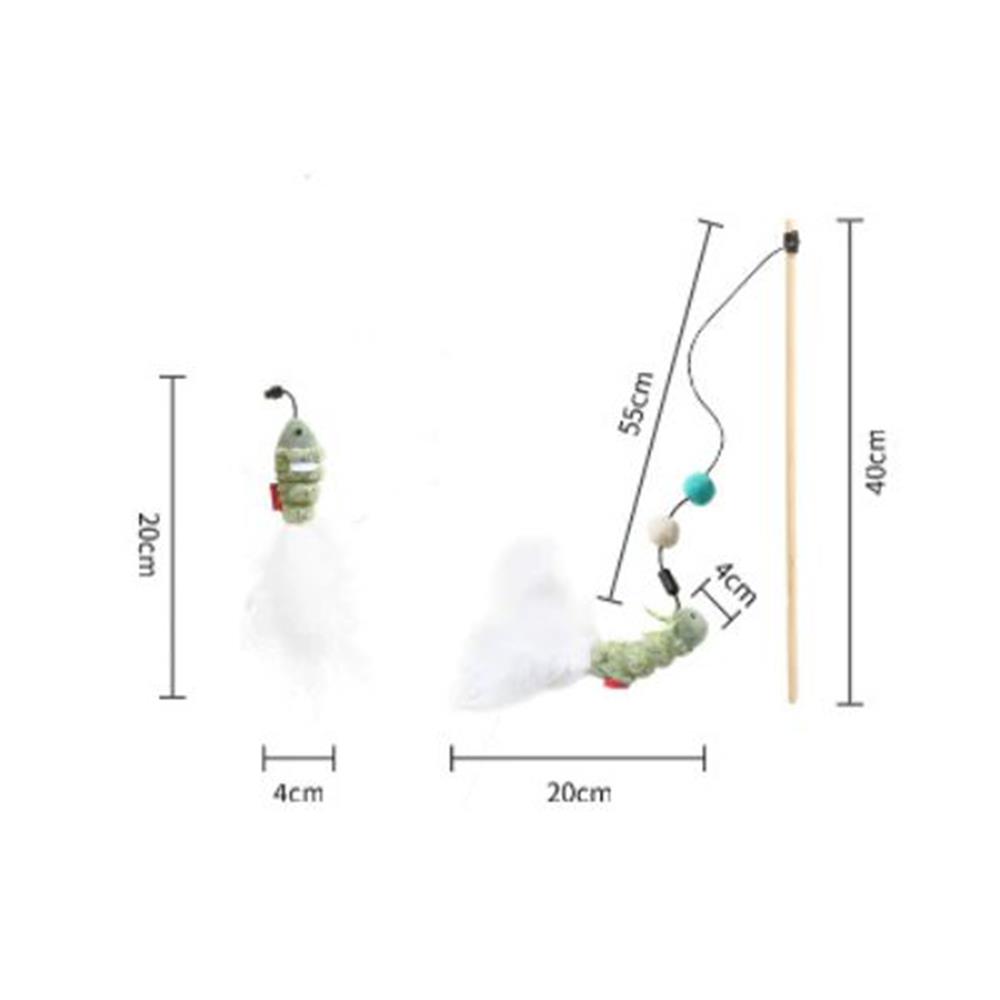 ไม้ล่อแมว PETSTAR PSTZ0411 สีเขียว