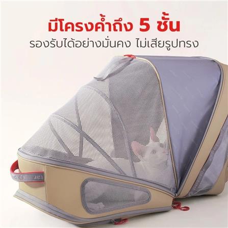 กระเป๋าสัตว์เลี้ยง PETSTAR PSRB0064 สีน้ำตาล_2