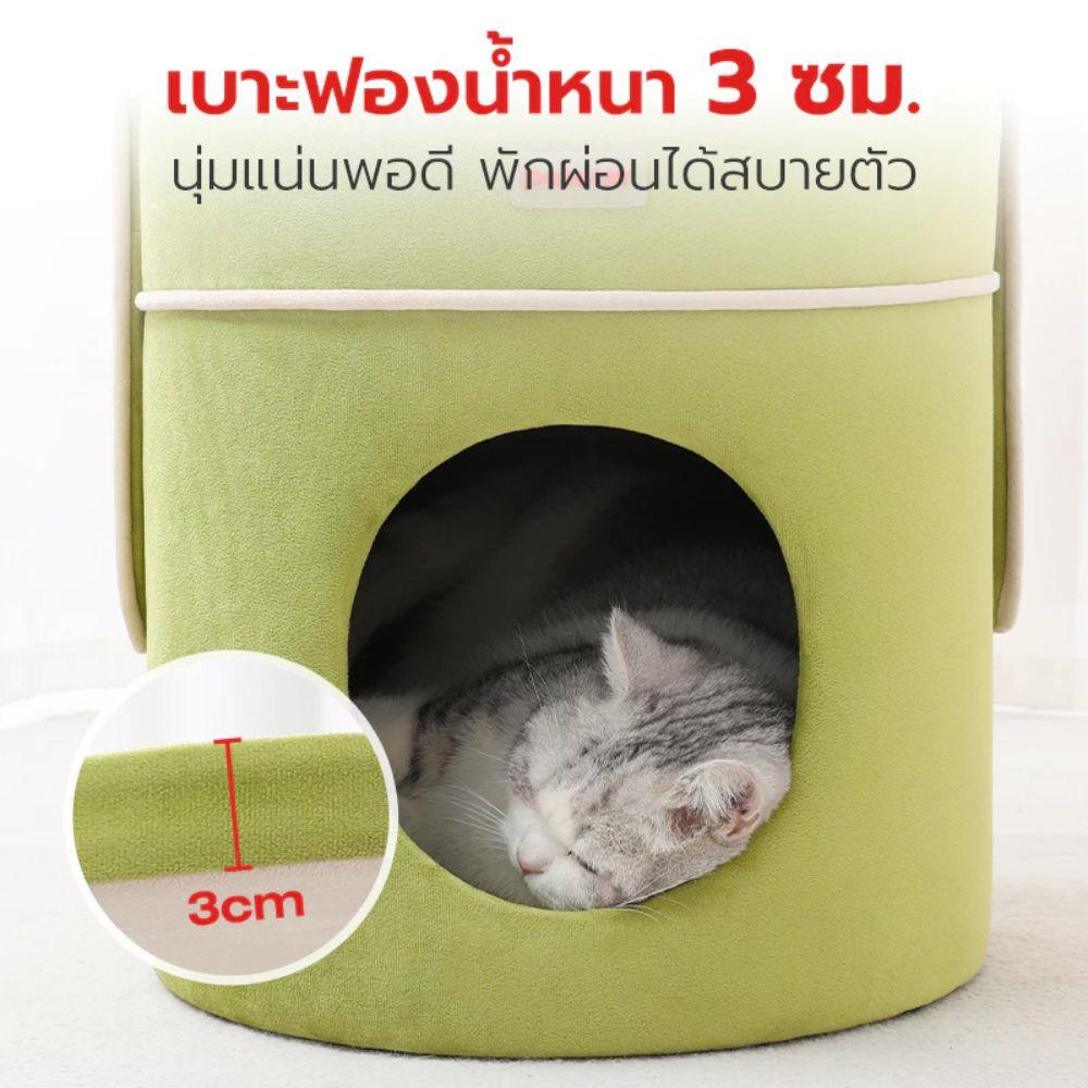 ที่นอนแมว PETSTAR PSTA0155 สีเขียว