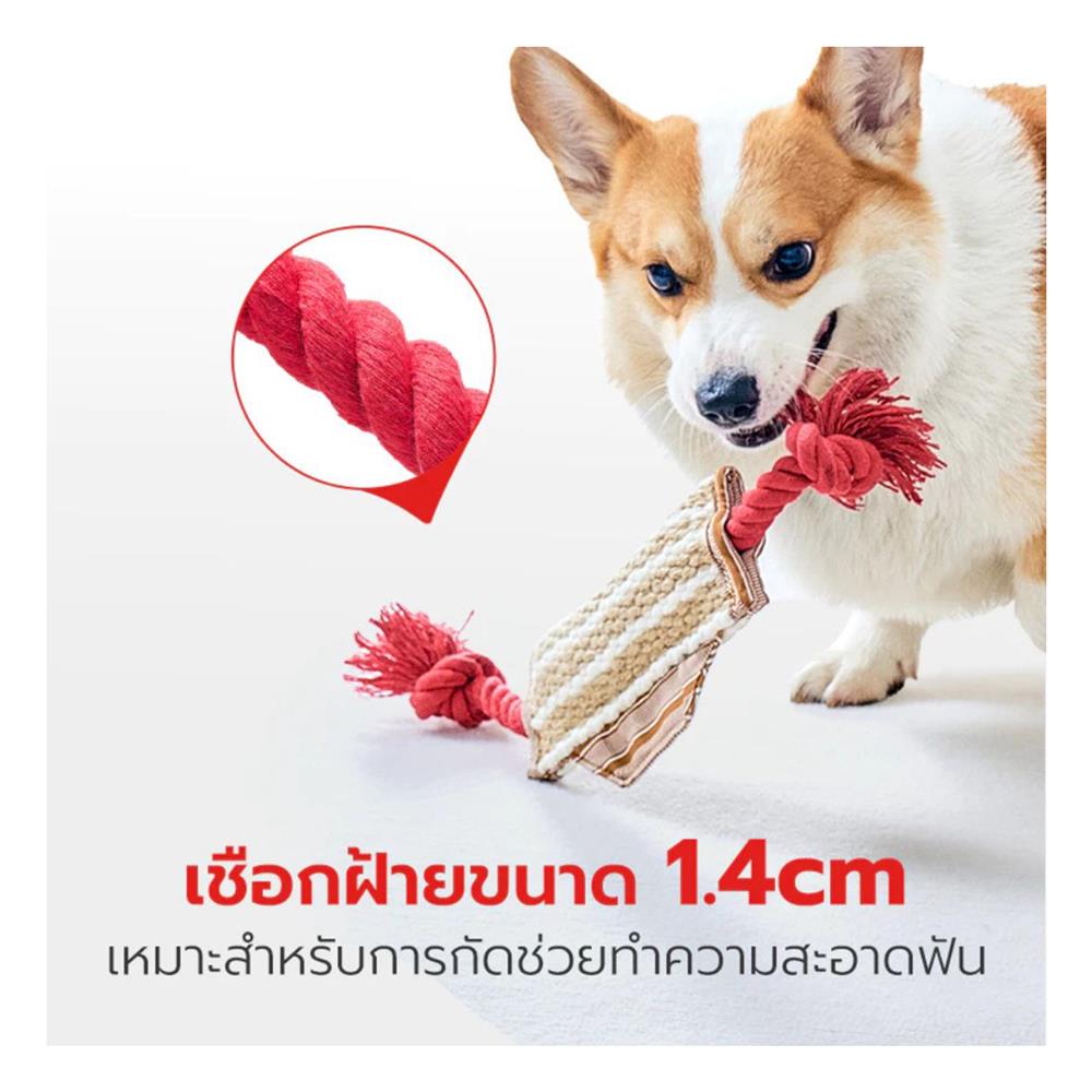 ของเล่นสุนัข PETSTAR PSTR0411 สีน้ำตาลอ่อน