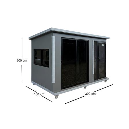 บ้านหมา บ้านแมว T.C. DOGHOUSE 18 CLASSIC 180x300x200 ซม._6