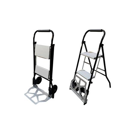บันไดรถเข็น STEP 2 ขั้น BARCO TRLA-002-ALU สีเงิน-ดำ_0