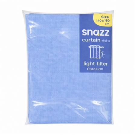 ผ้าม่านซ่อนหู SNAZZ GOODY 140x220 ซม. สีฟ้า_2