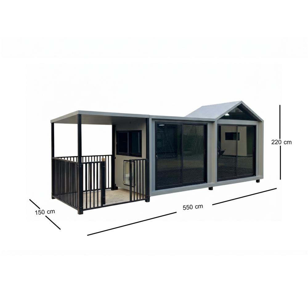บ้านหมา บ้านแมว T.C. DOGHOUSE 16 NORDIC 150x550x220 ซม.