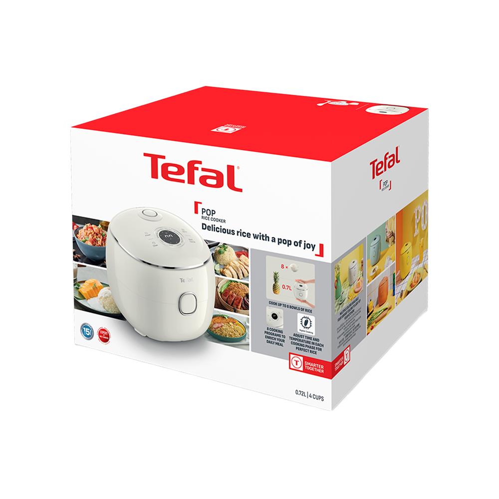 หม้อหุงข้าว DIGITAL TEFAL RK535TT0 0.7 ลิตร สีส้ม
