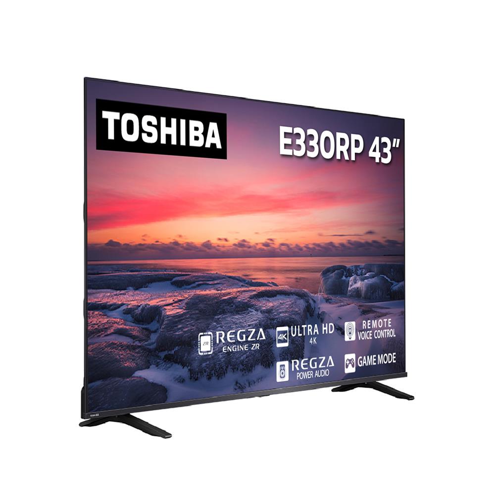 ทีวีแอลอีดี 43 นิ้ว TOSHIBA (4K, LED, VIDAA) 43E330RP